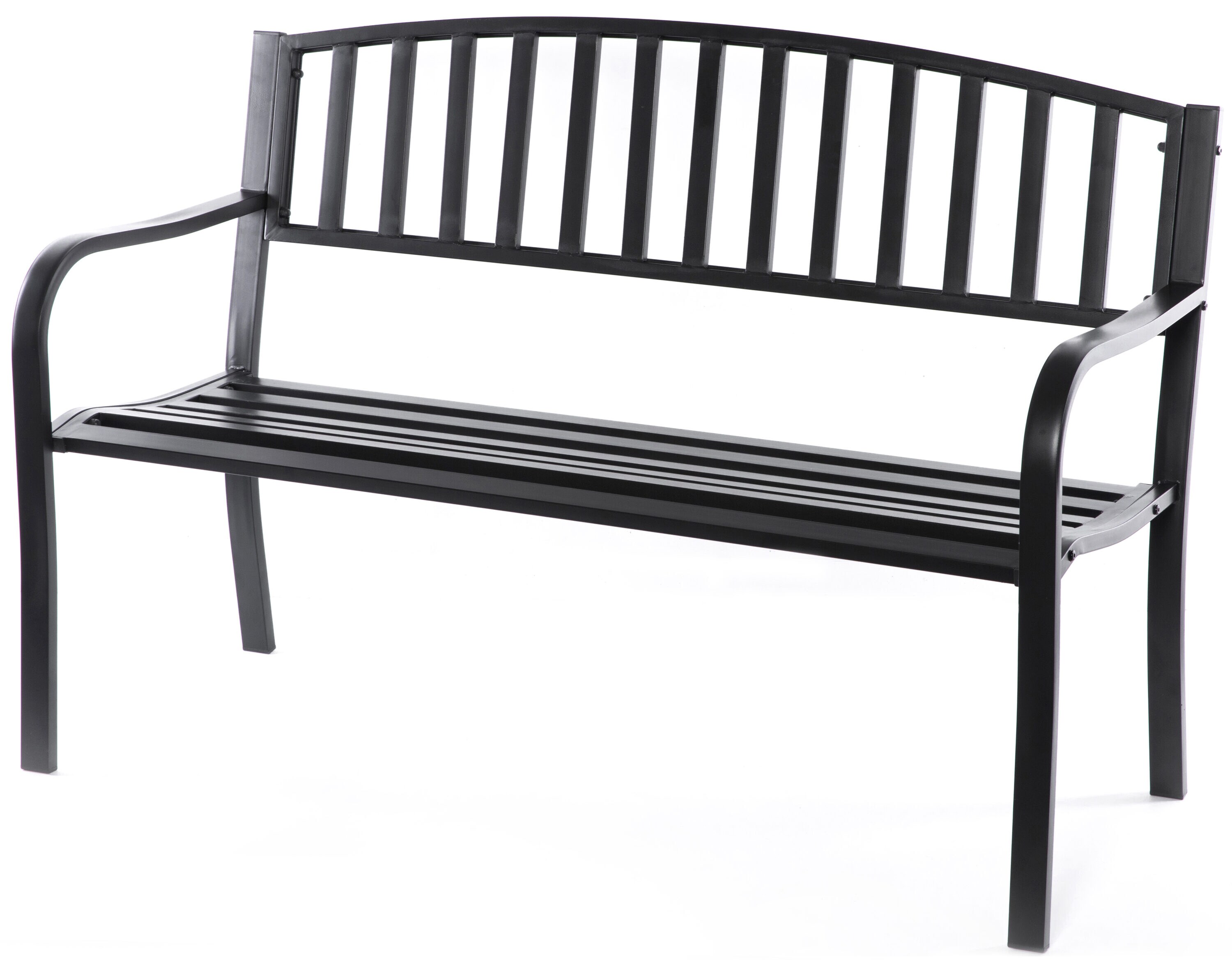 mainstays slat outdoor garden bench