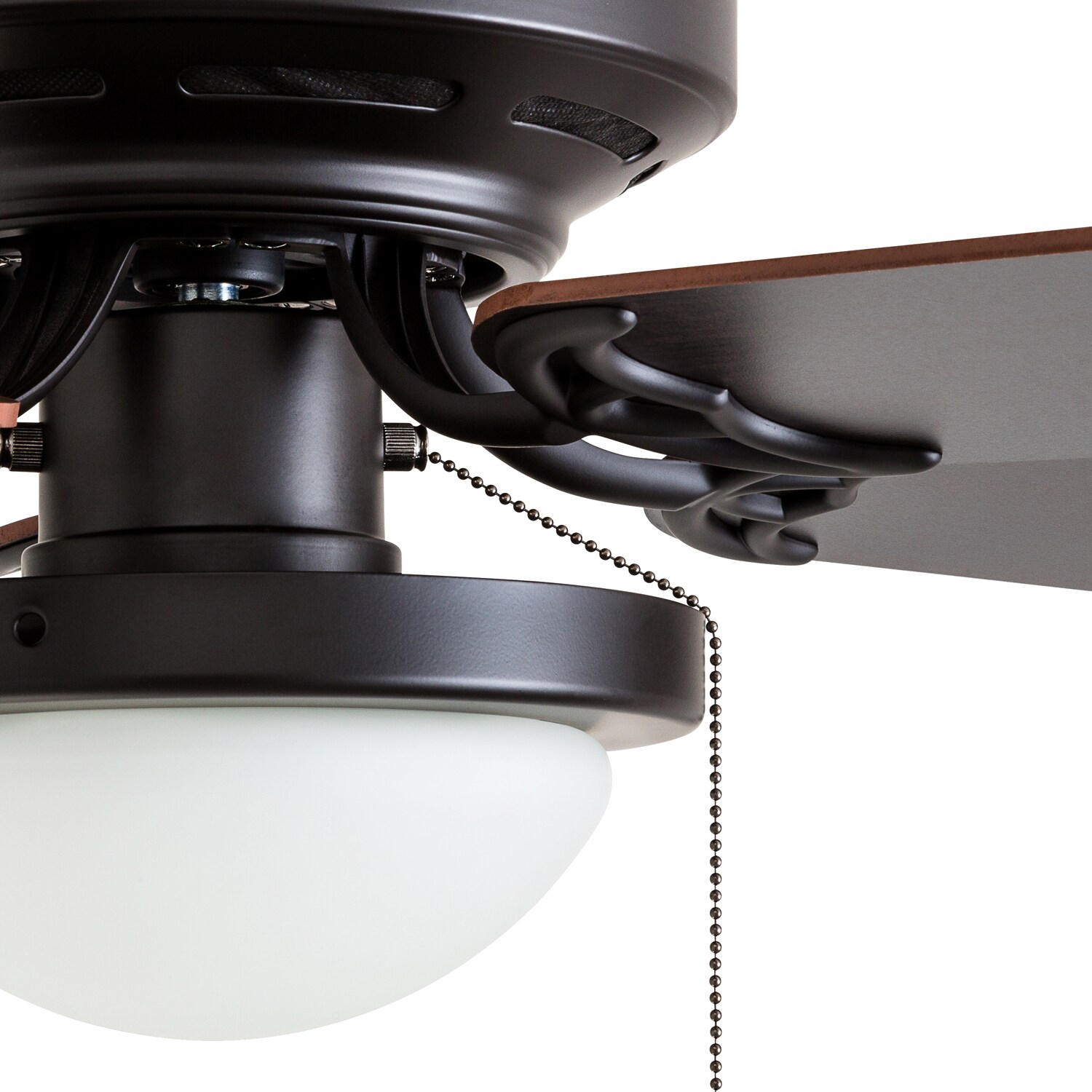 Details about   Harbor Breeze Armitage 52-in Bronze LED Indoor Flush Mount Ceiling Fan with Ligh 