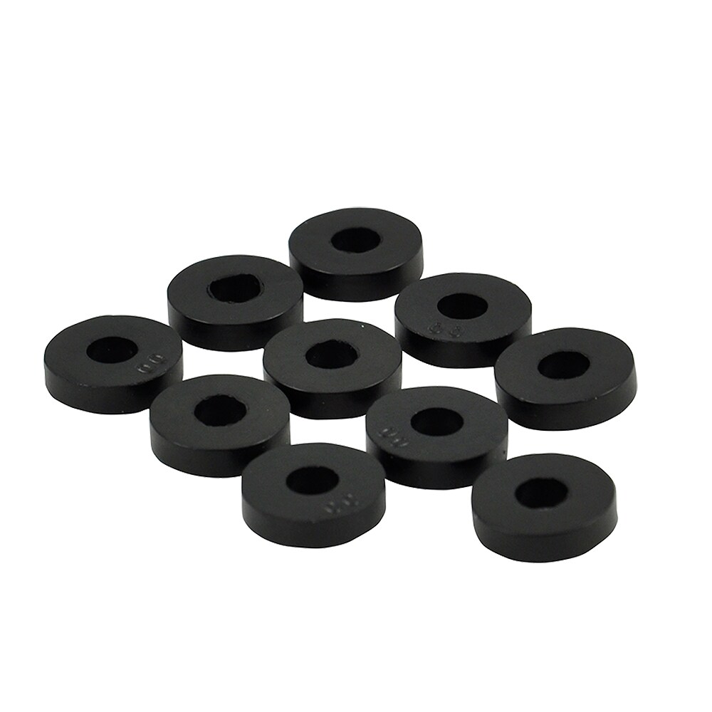 10 PC PACK MADE IN AMERICA RUBBER SPACER HIGH GRADE 1"THK X 1-1/2OD X 1/4" ID 