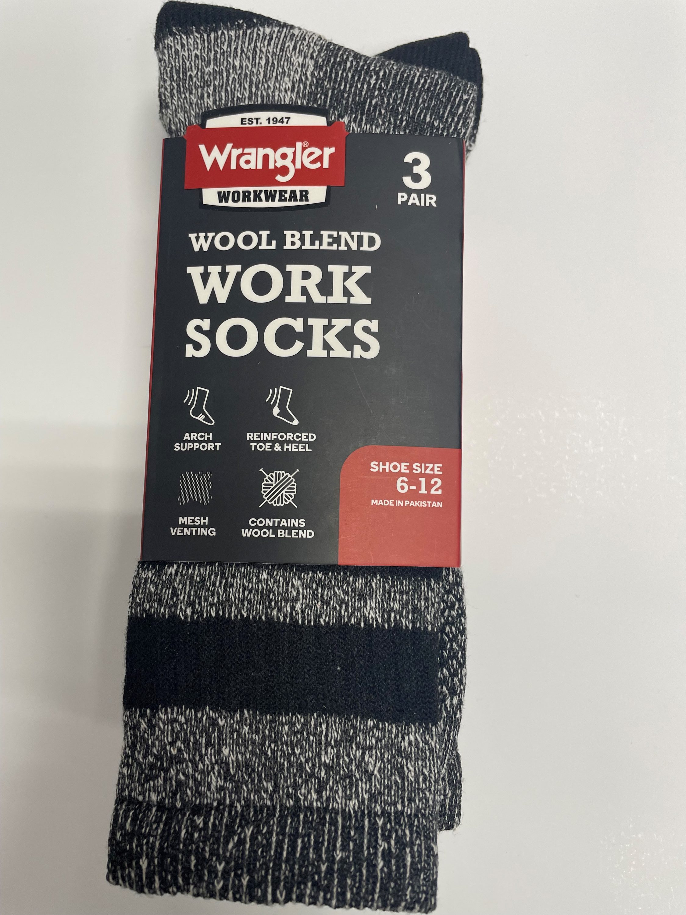 wrangler work socks