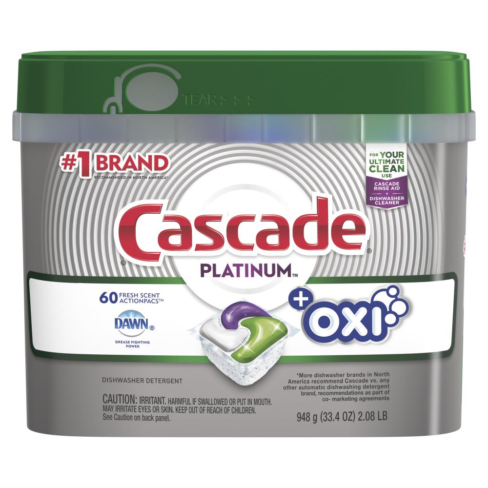 Cascade Complete All-in-1 ActionPacs Dishwasher Detergent reviews in  Kitchen Cleaning Products - ChickAdvisor