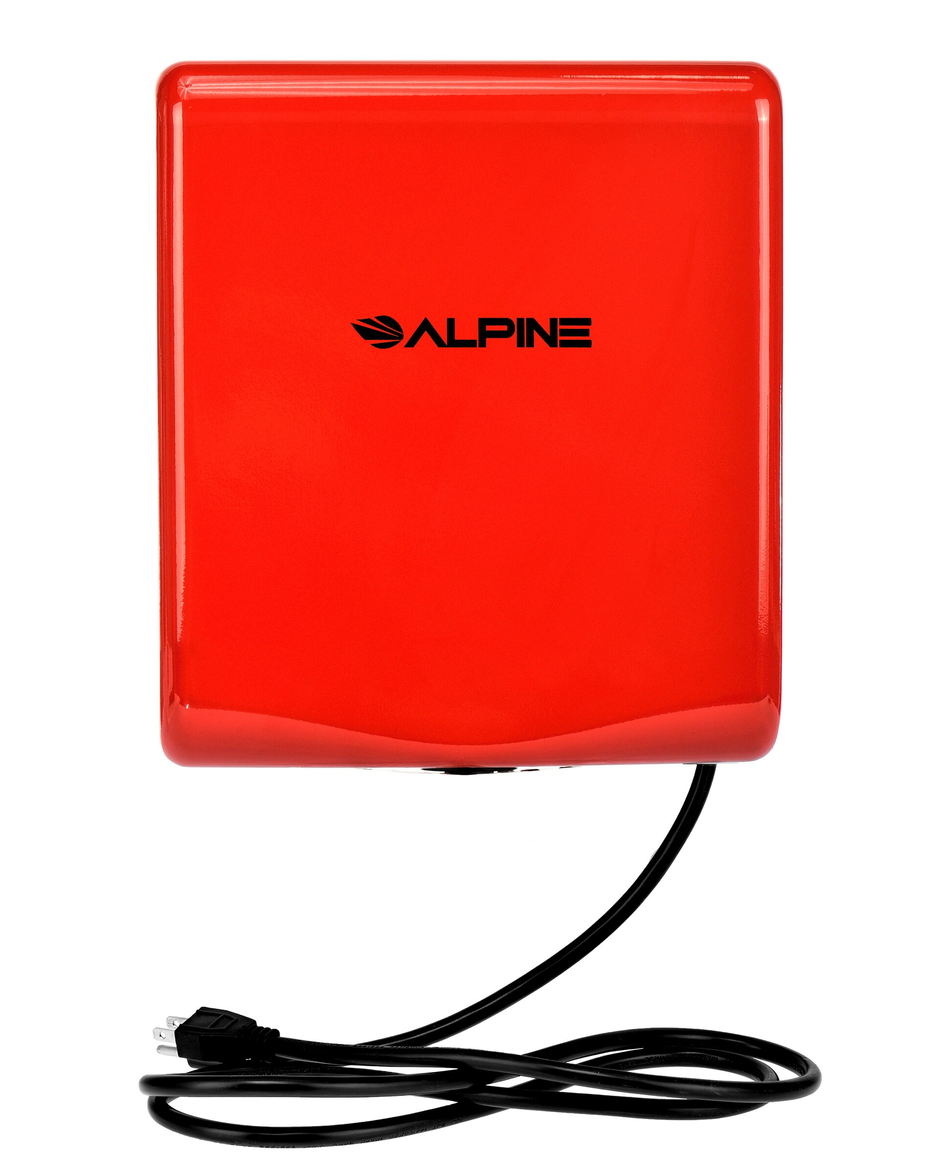 Alpine Industries Red High Speed Commercial 110V-120V Automatic Hand Dryer 