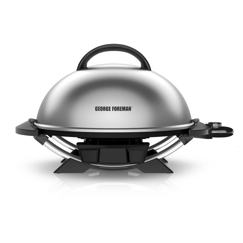 Tough Nonstick Coating 15 Serving Electric Grill Smooth Metal Finish In/Outdoor 