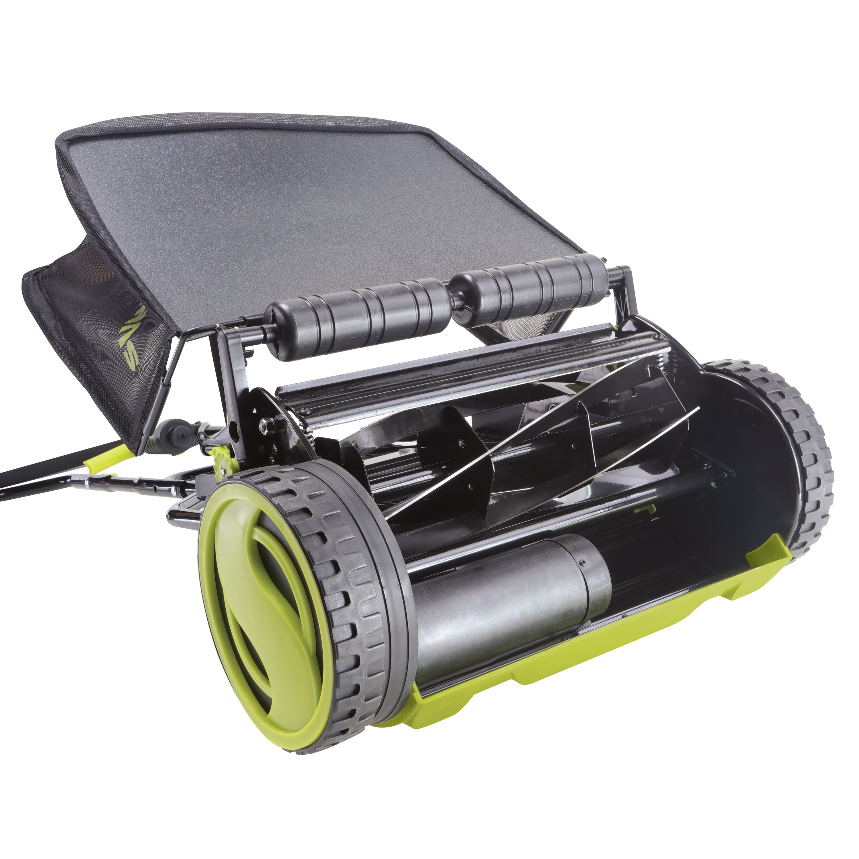 Tool Only Cordless Push Reel Mower w/Rear Collection Bag Sun Joe 24V-CRLM15-CT 24-Volt iON Battery + Charger Not Included