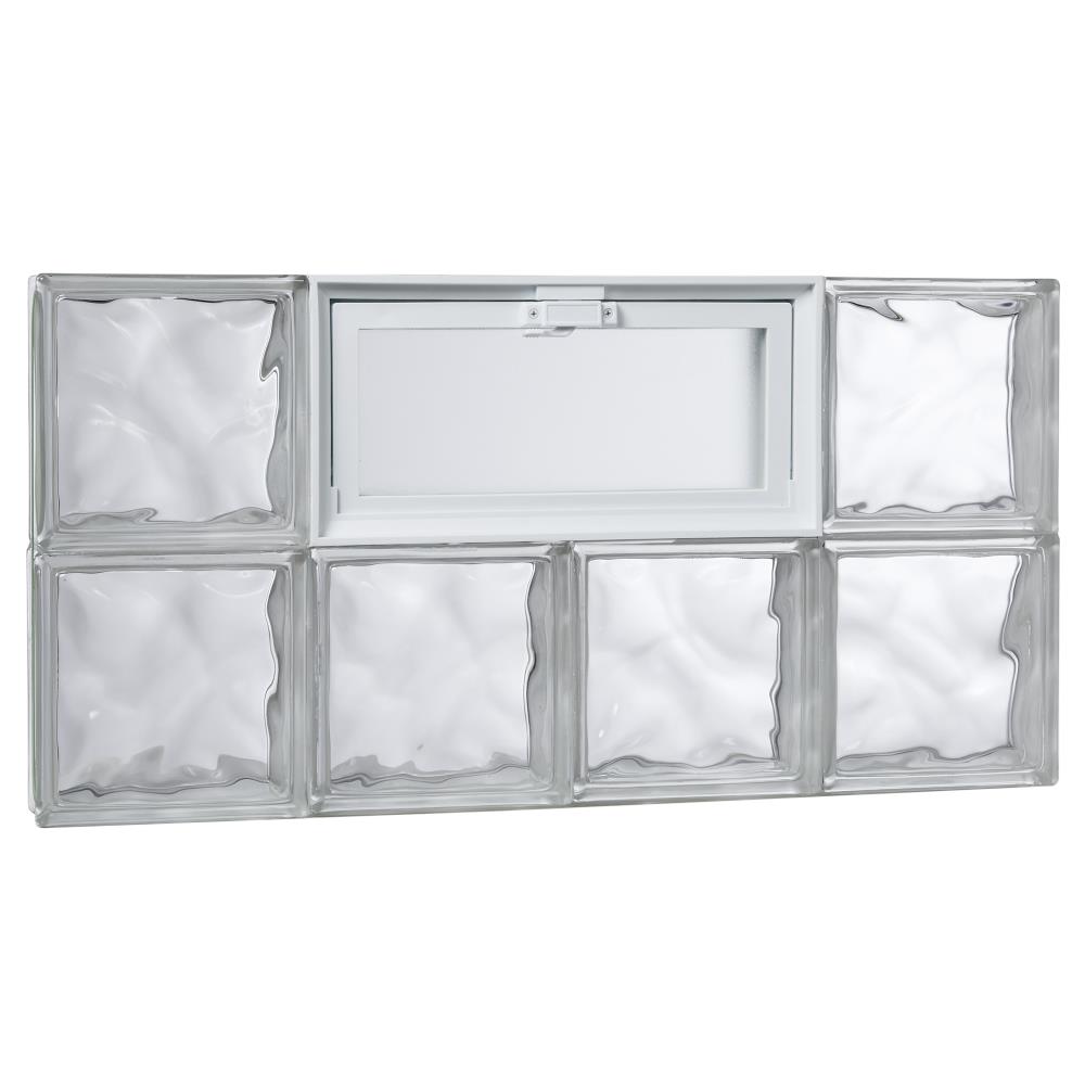 X 3.125 In X 11.5 In Details about   31 In Frameless Wave Pattern Glass Block Window With Dry 