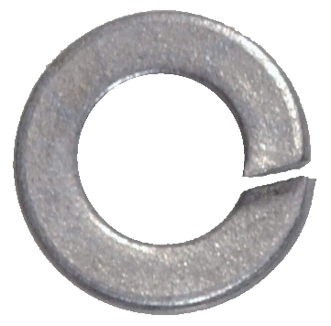 Zinc Plated Steel Lock Washers Medium Split Ring Sizes #4 to 1" 