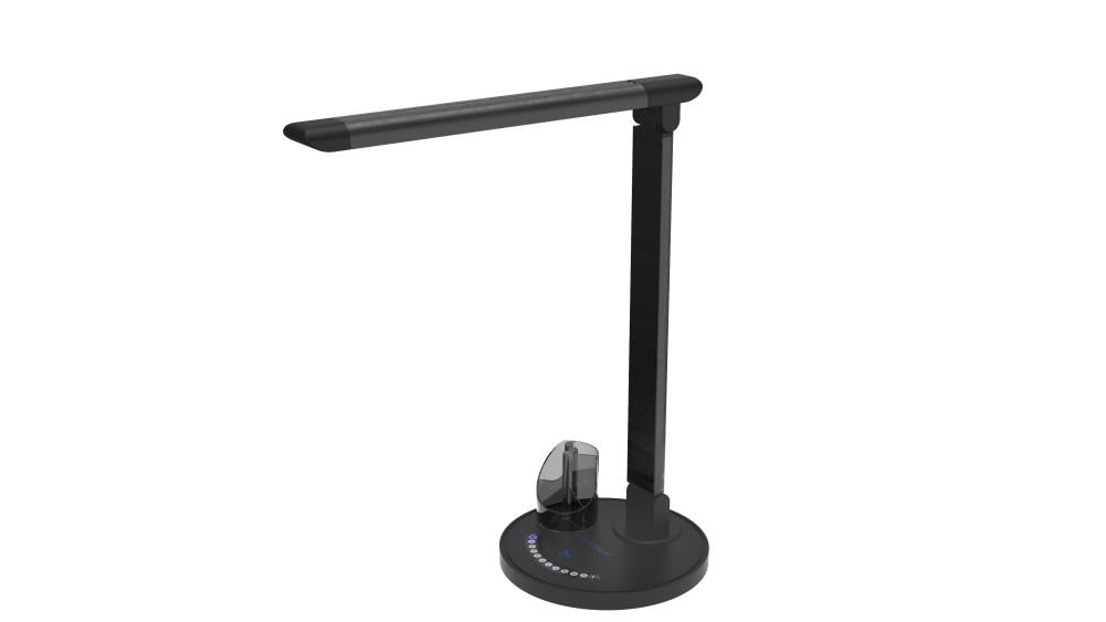 Touch Control Dimmable Office Reading Lamp with USB Charging Port 5 Lighting Modes & 7 Levels of Brightness Aiibe 12W LED Desk Lamp Eye-Caring Table Lamps Reading Light White 