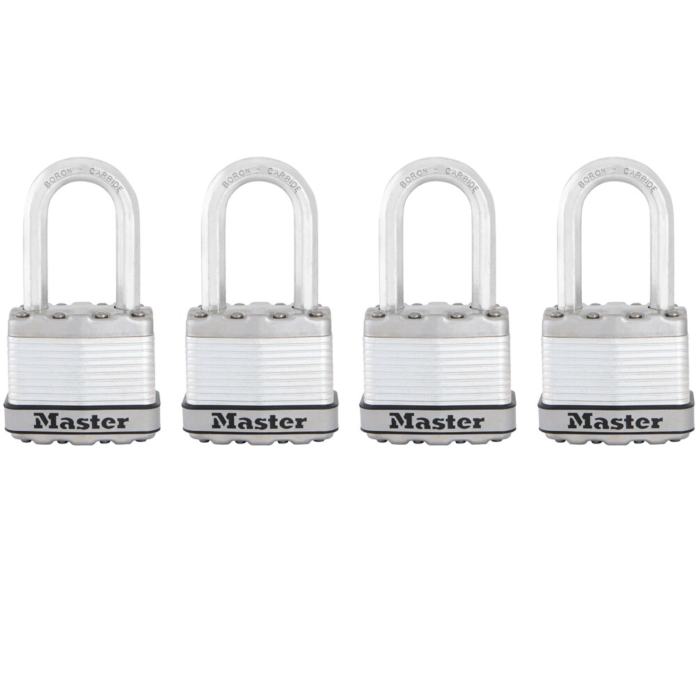 Master Lock Co Magnum Solid-Steel High-Security Padlock 
