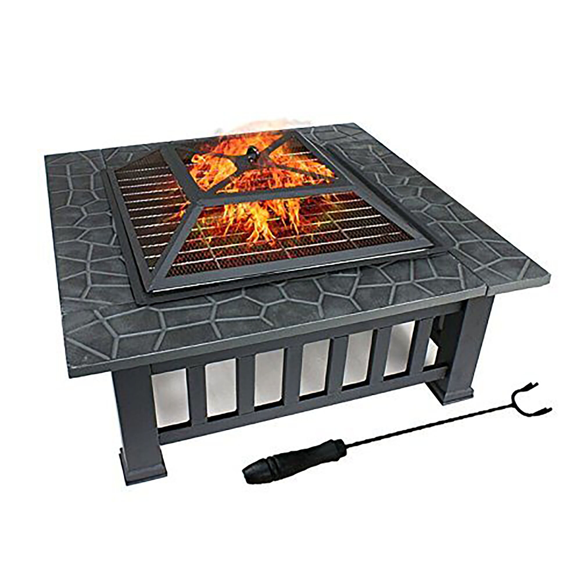 32 Inch Wide 360 Fire View Fire Pits Patio Heaters At Lowes