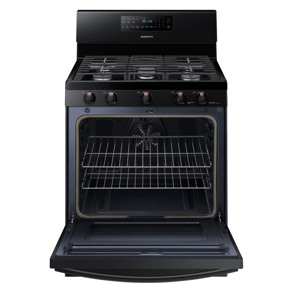 Samsung 30in 5 Burners 5.8cu ft SelfCleaning Convection Oven