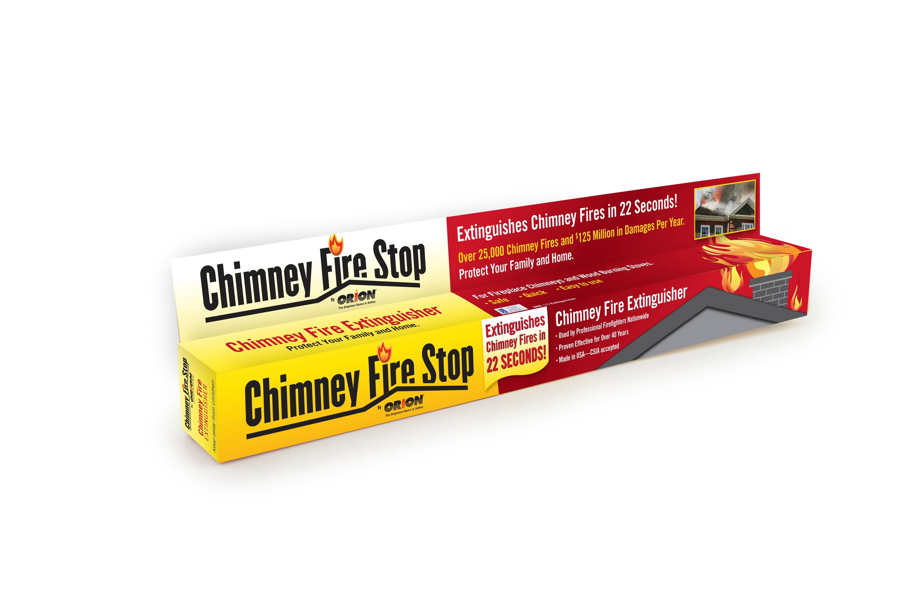Brand New The Original Chimfex Chimney Fire Suppressent Stick 3412 Pack of 1 
