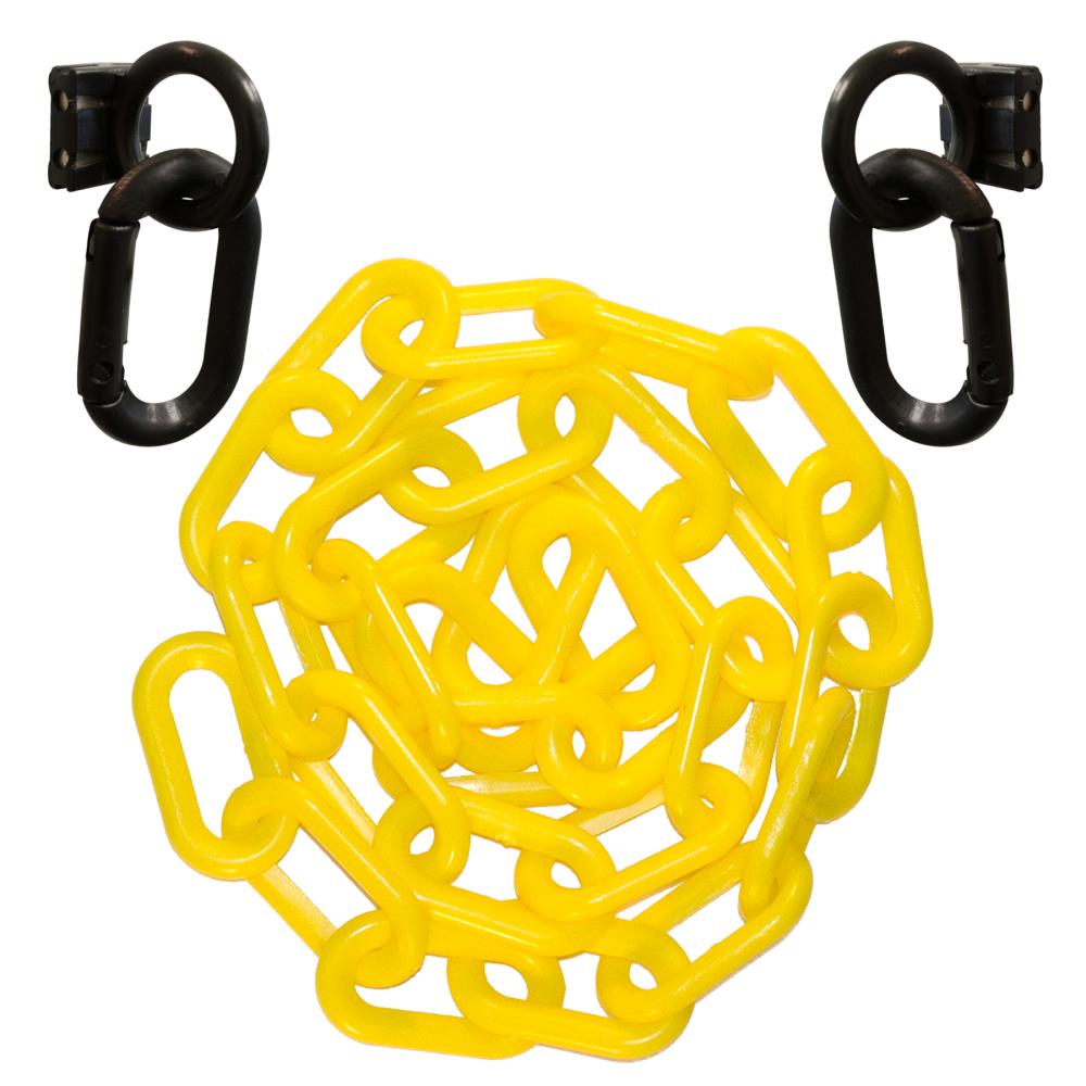 1-1/2In x 300 ft Yellow Plastic Chain 