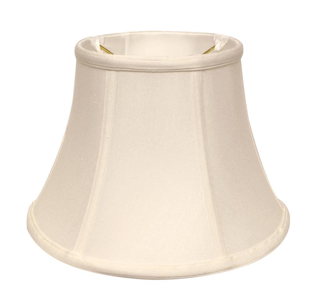 white silk drum shade