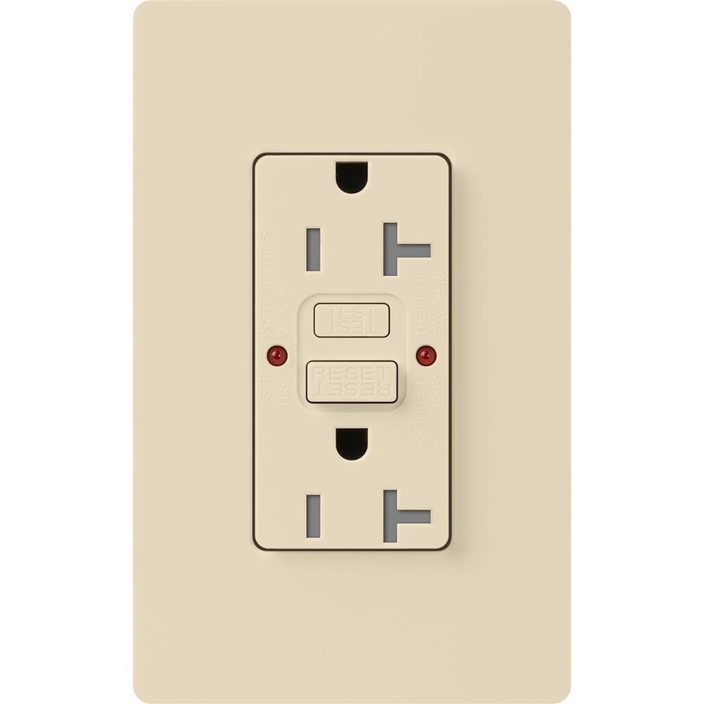 NEW LUTRON   #SCRS-15-TR-SW 15 A TAMPER RESISTANT RECEPTACLE SNOW COLOR 