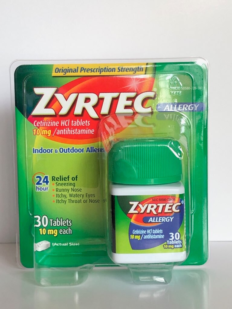 ZYRTEC Zyrtec Antihistamine Tablets Ct in the Over the Counter Medicines department at Lowes.com