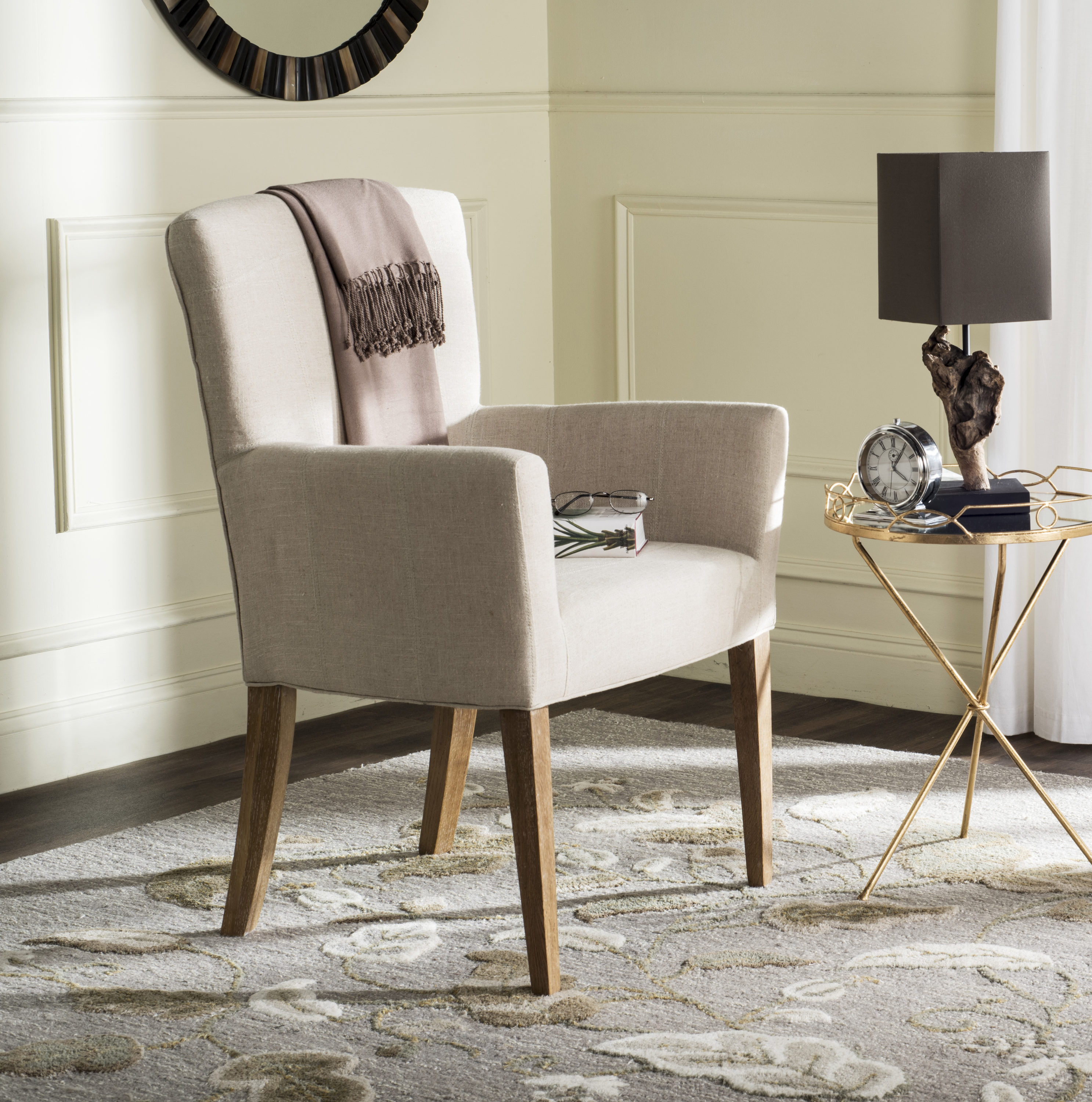 safavieh adalena accent chair