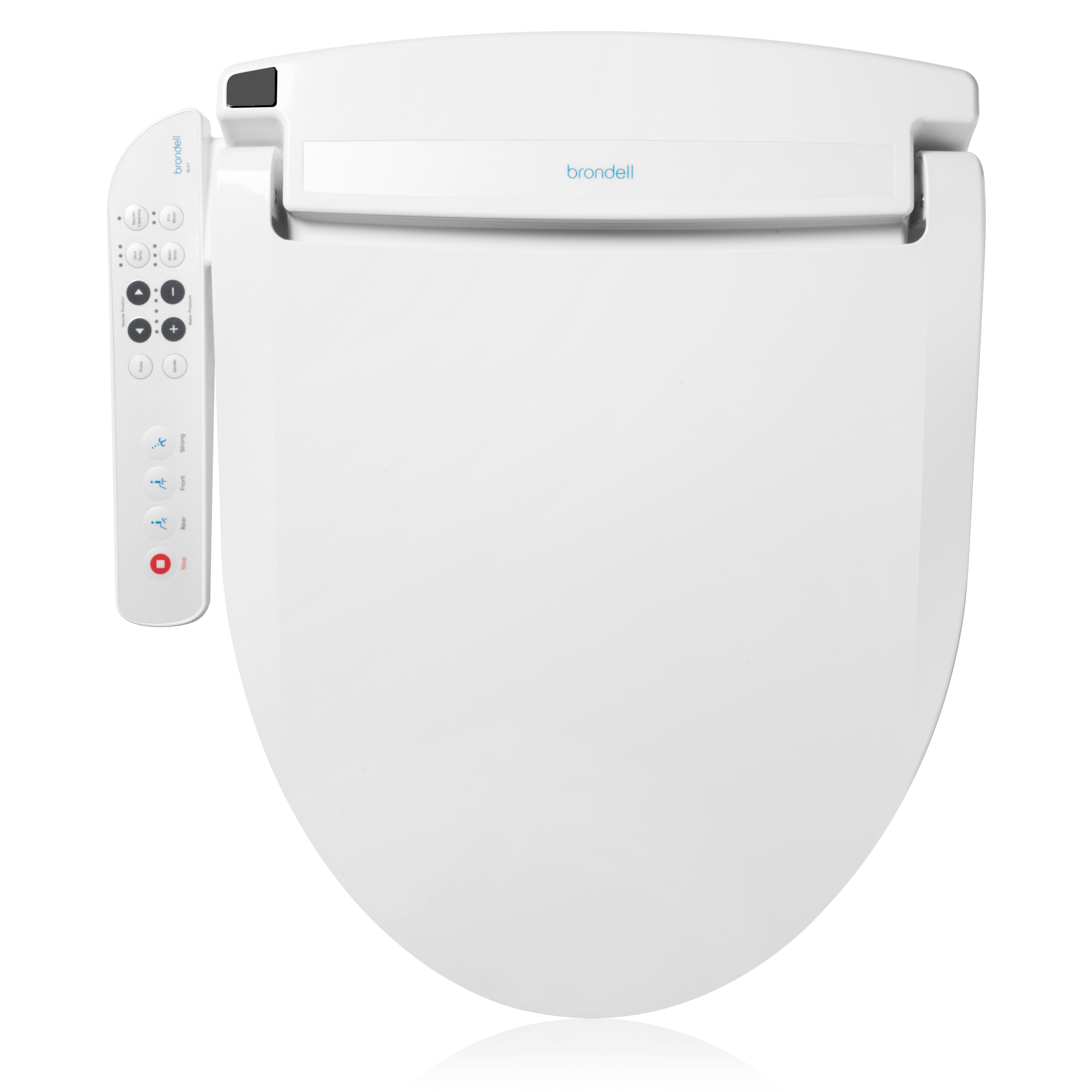 Brondell Swash DS725 Advanced Bidet Toilet Seat for Elongated Toilets White