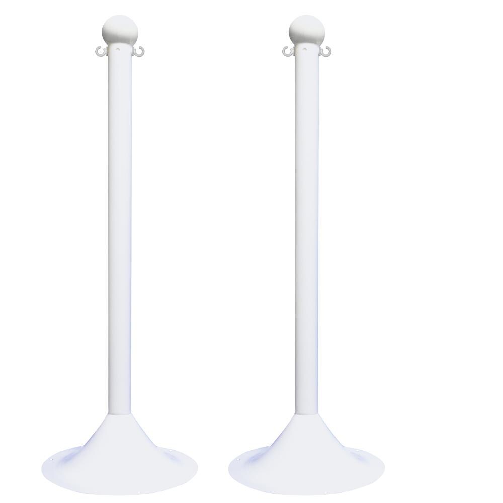 PLASTIC STANCHION IN BLACK 2 PIECES for plastic Chain 