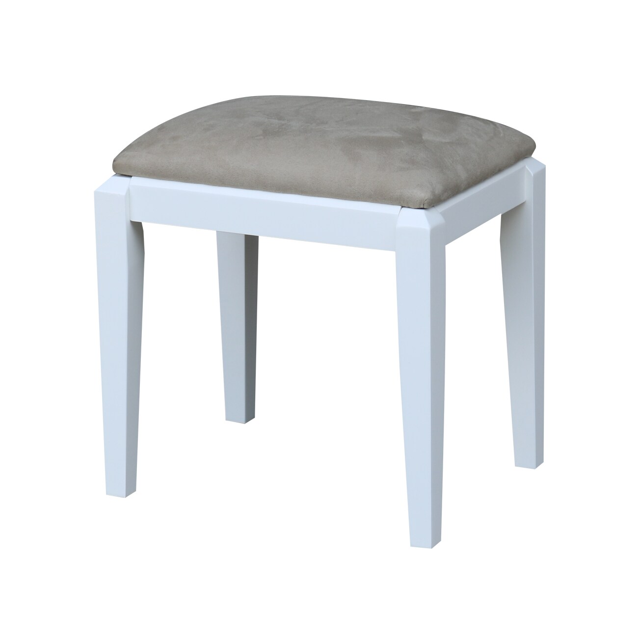 grey dressing table bench