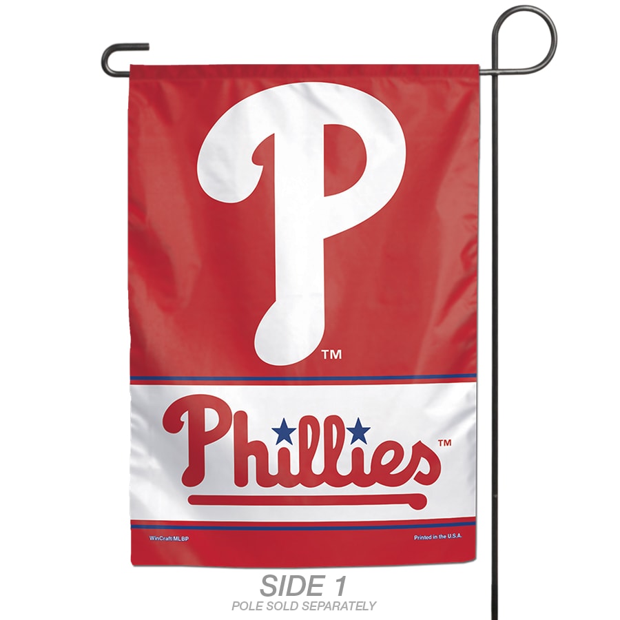 Philadelphia Phillies House Banner Flag PREMIUM Outdoor DOUBLE SIDED Embroidered 