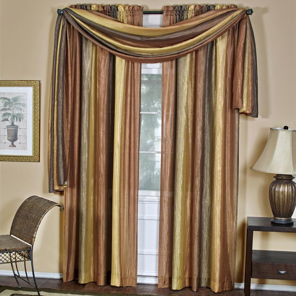Autumn Achim Home Furnishings Ombre Waterfall Valance