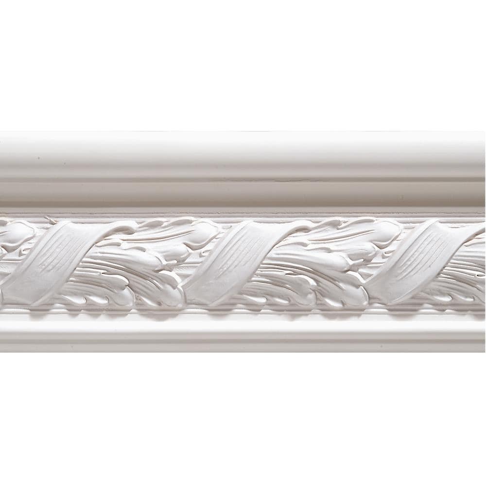 DECORATIVE WHITE RESIN FURNITURE MOULDINGS FOUR SMALL WHITE ROSES 