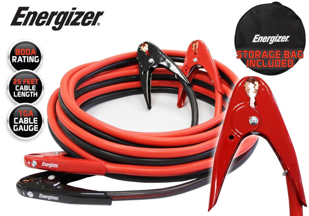 Booster Jumper Cables Heavy Duty 1 Gauge 800 AMP 30 FT for Trucks SUV Car 