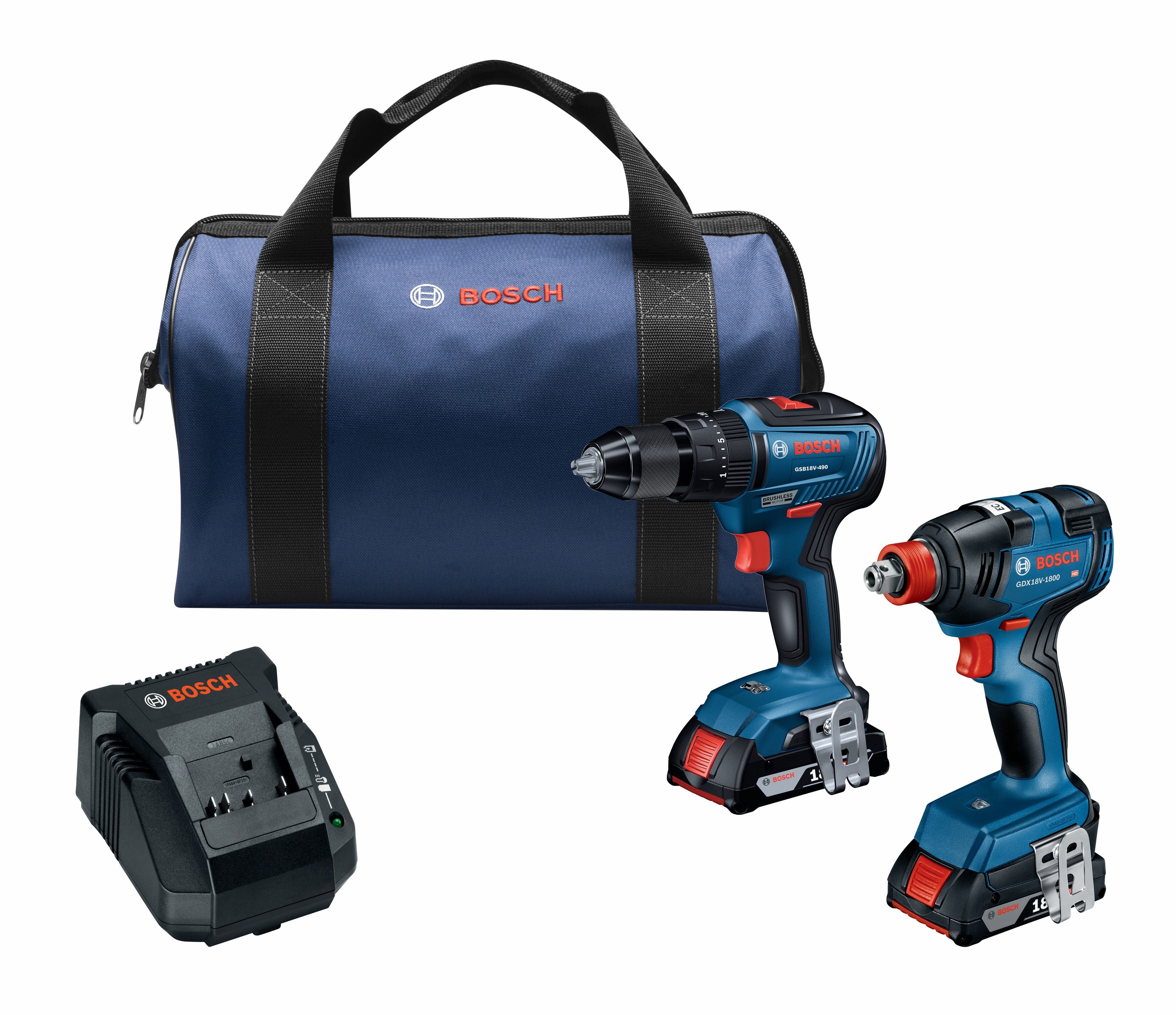 Antibiotica rundvlees Communisme Bosch 2-Tool 18-Volt Brushless Power Tool Combo Kit with Soft Case  (2-Batteries Included and Charger Included) in the Power Tool Combo Kits  department at Lowes.com
