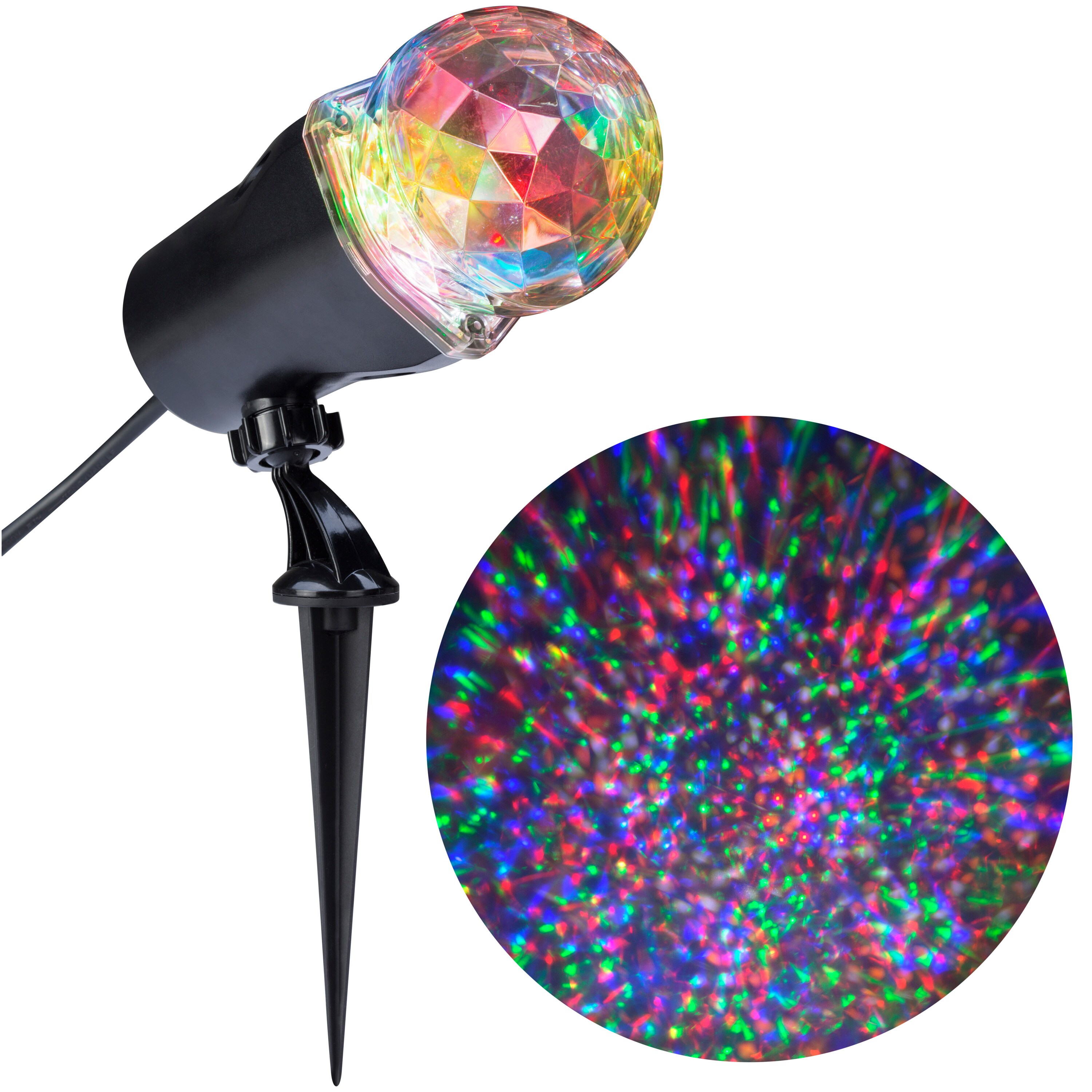 Christmas Holiday LED Lightshow Projection Kaleidoscope RED GREEN BLUE GEMMY 