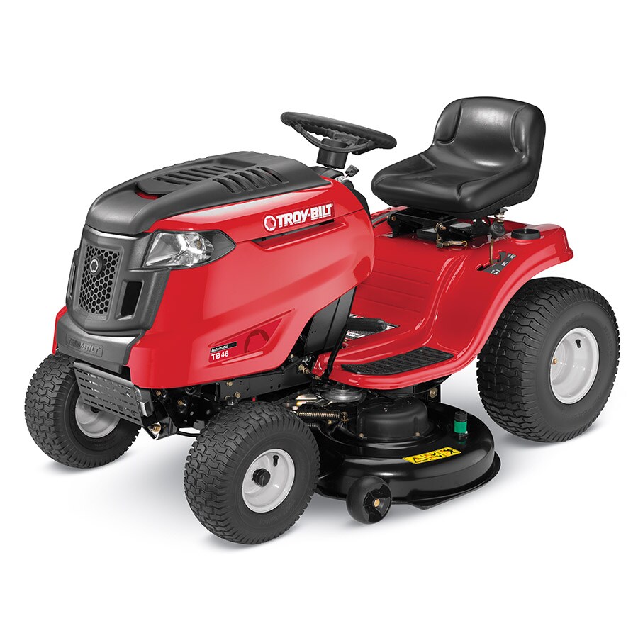 Troy Bilt Tb46 19 Hp Automatic 46 In Riding Lawn Mower With Mulching