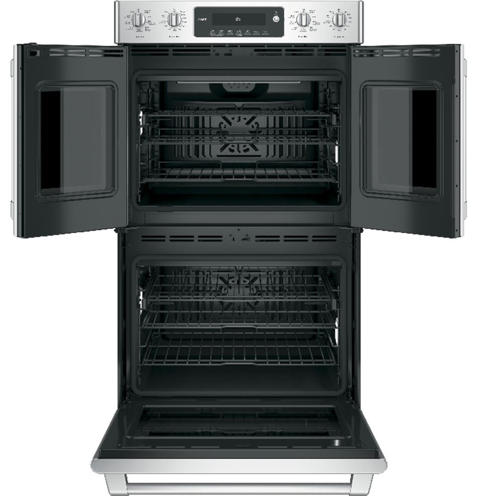 GE Cafe Selfcleaning True Convection Double Electric Wall Oven