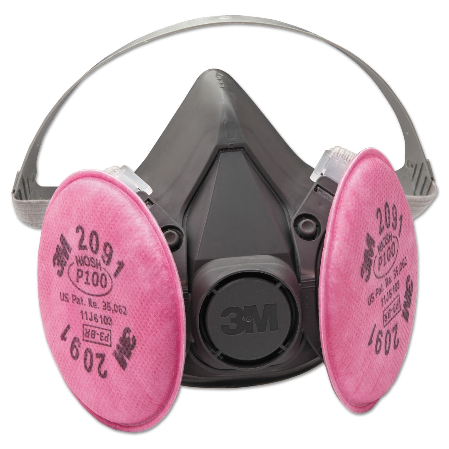 24 Count for sale online 3M 07003 P100 Respirator Gas Mask Large 