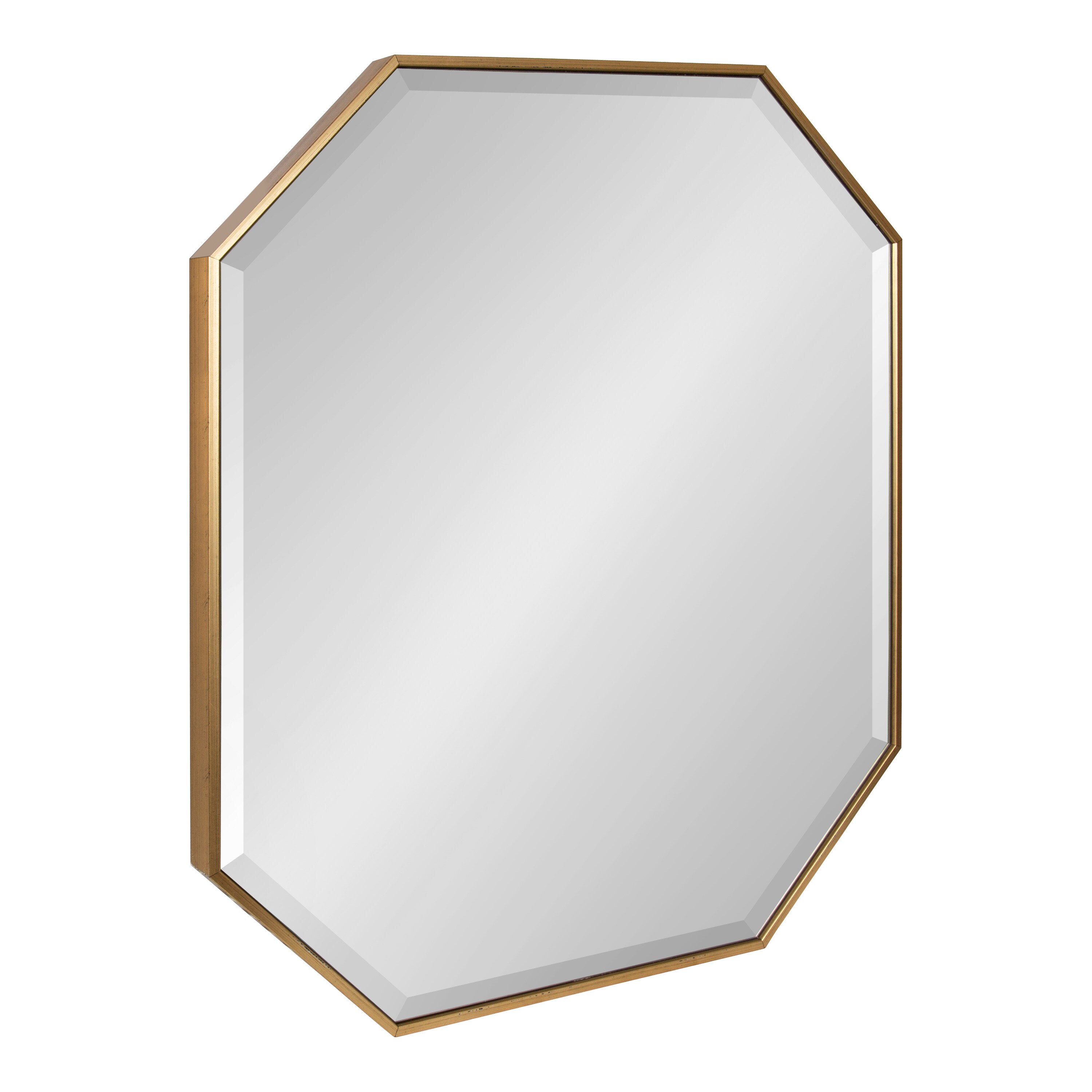 Kate and Laurel Rhodes 25.98-in W x 30.12-in H Octagon Gold 
