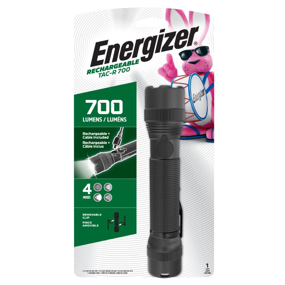 overloop schroef paspoort Energizer TAC700 700-Lumen 4 Modes LED Rechargeable Spotlight Flashlight  (Battery Pack(s) Included) in the Flashlights department at Lowes.com