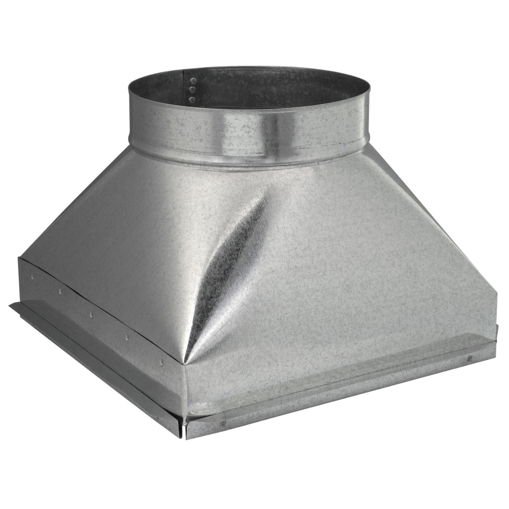 Ceiling Register Box 12x12x10 in HVAC Air Flow Duct Galvanized-Steel Boot Vent 