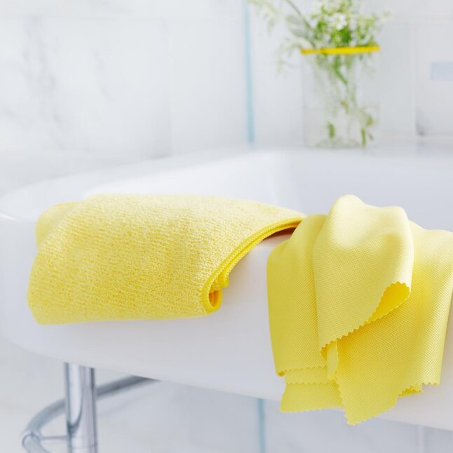 Blue/Yellow 2 Pack Genuine E-Cloth Microfiber Dual Purpose Washing Up Pad 