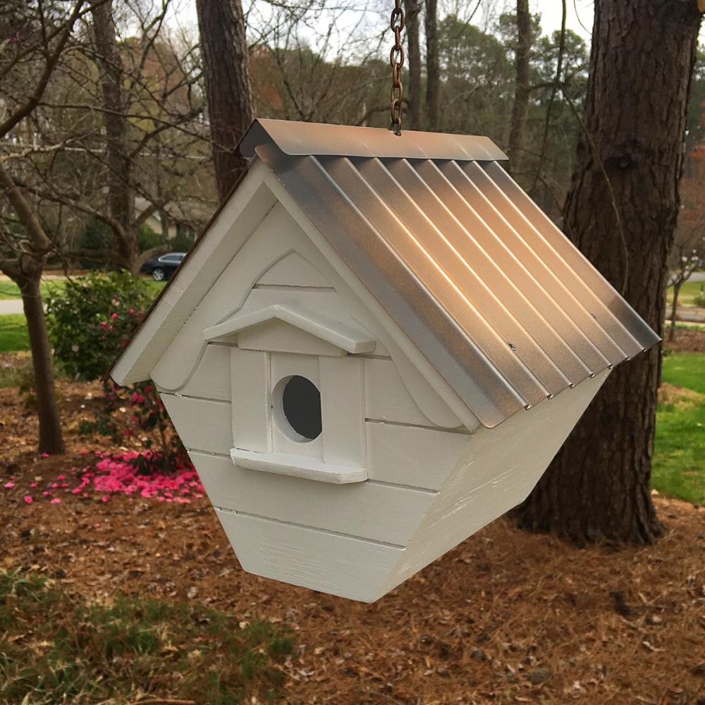 backyard-glory-8-5-in-h-white-synthetic-wood-variety-decorative-bird-house-at-lowes