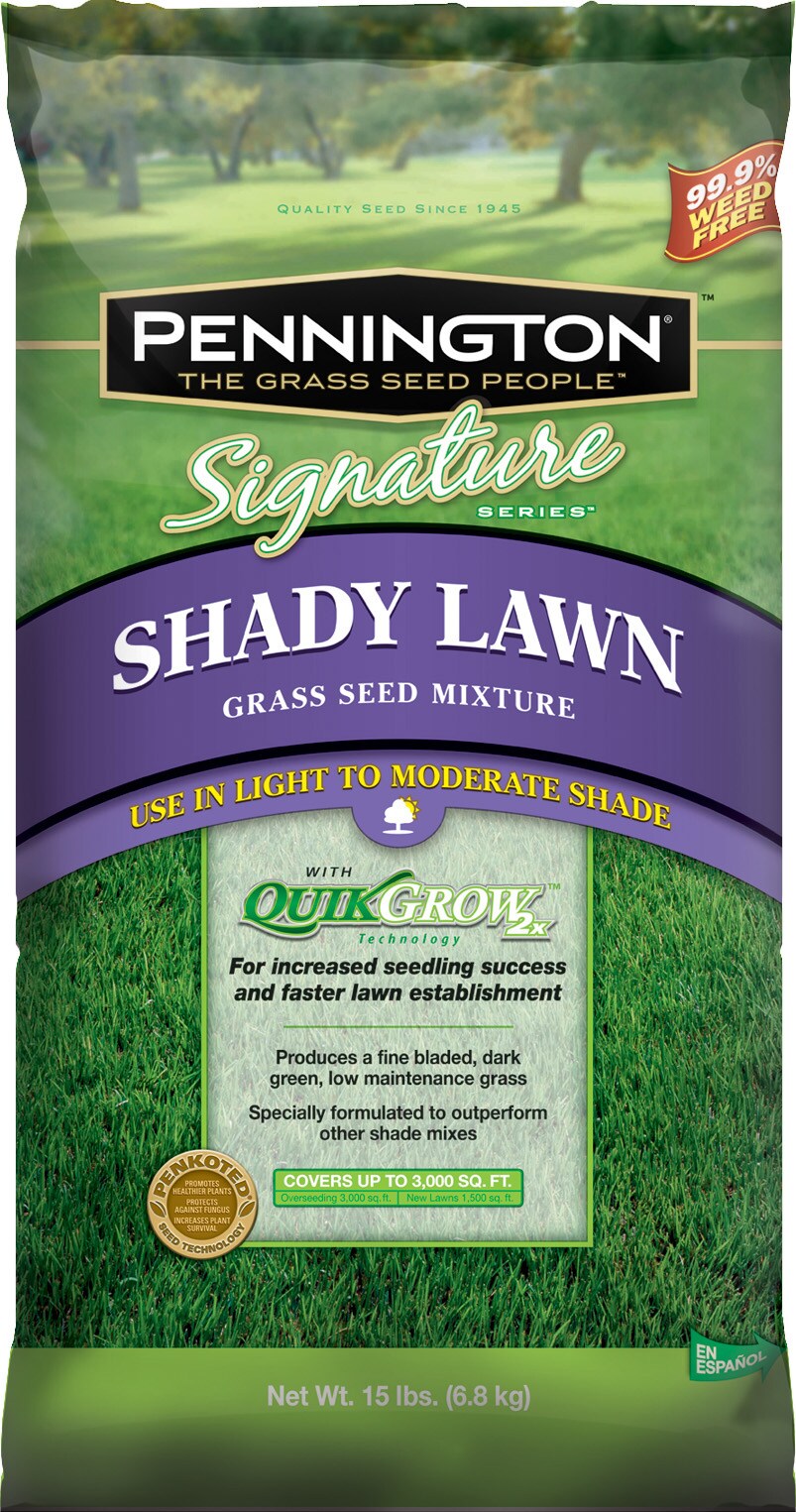 pennington 15lb shady lawn fescue mix pallet in the grass seed department at lowes com