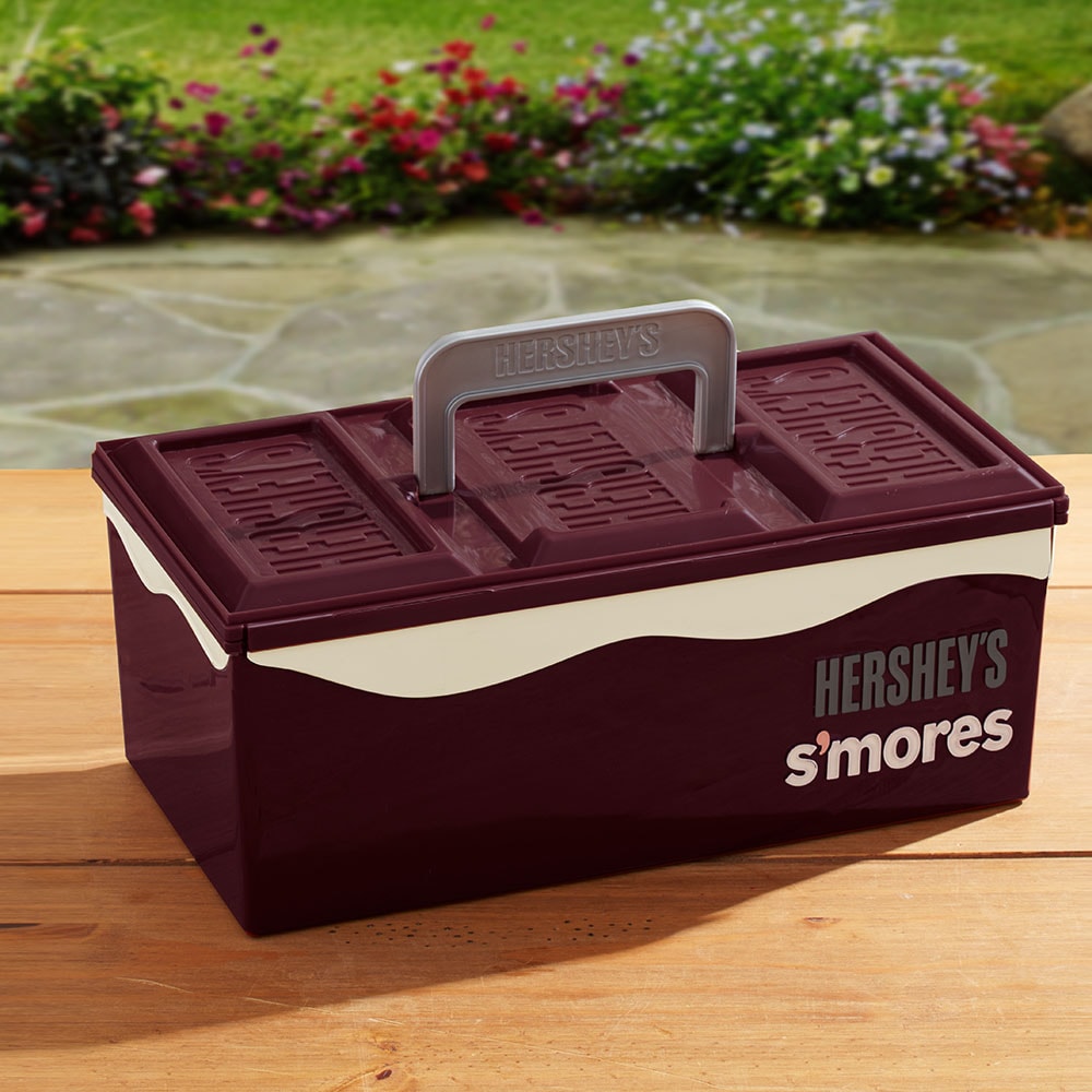 New HERSHEY'S S'Mores Carry Case Storage Caddy "Glow In The Dark"