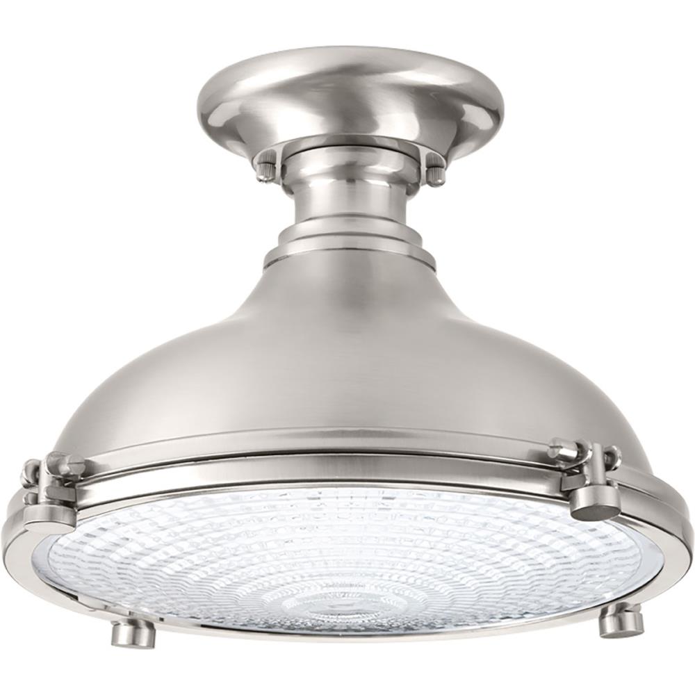 fresnel glass industrial flush mount ceiling light