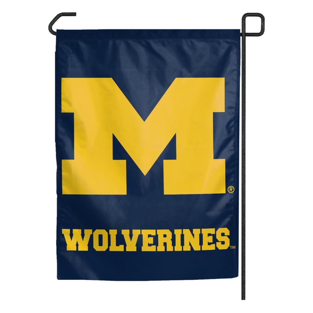 Michigan Wolverines Garden Flag and Yard/Window Banner Indoor/Outdoor Full Size