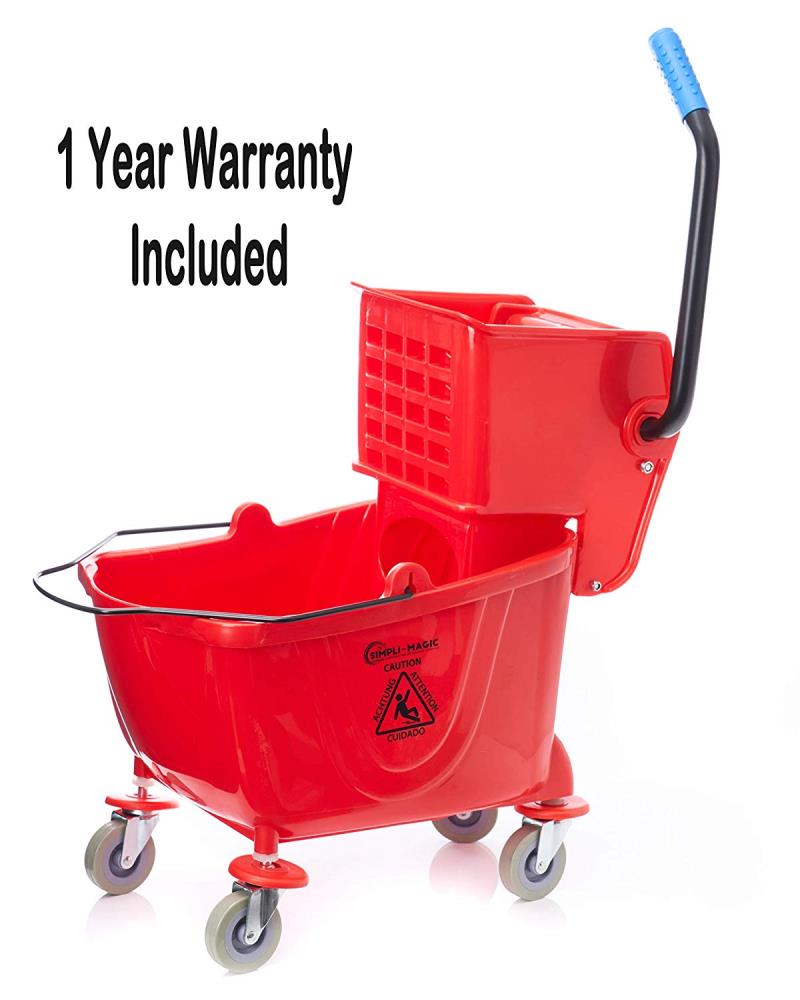 Professional Kentucky Mop Bucket Combo Set Red 