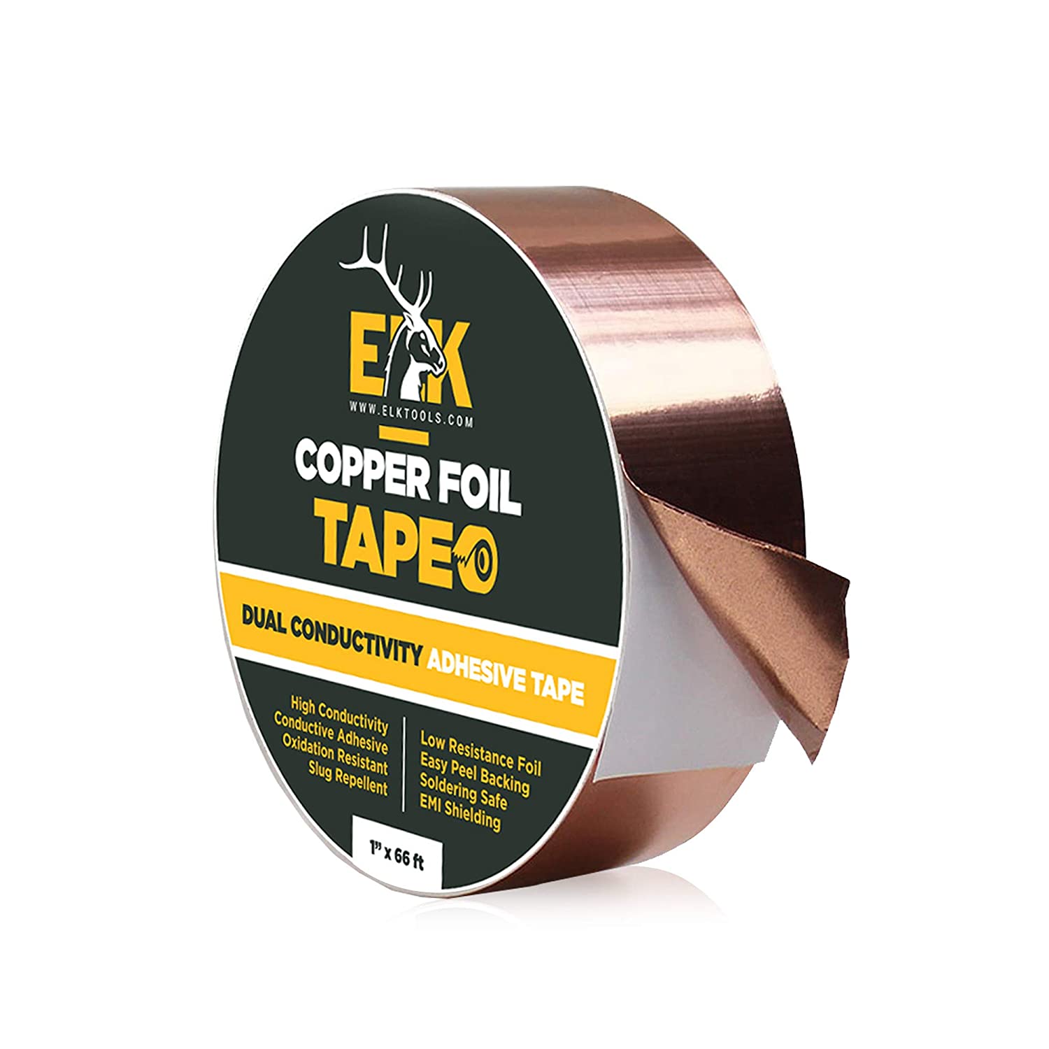 25mm X 11meters Slug Repellen D9J2 Copper Foil Tape with Conductive Adhesive 