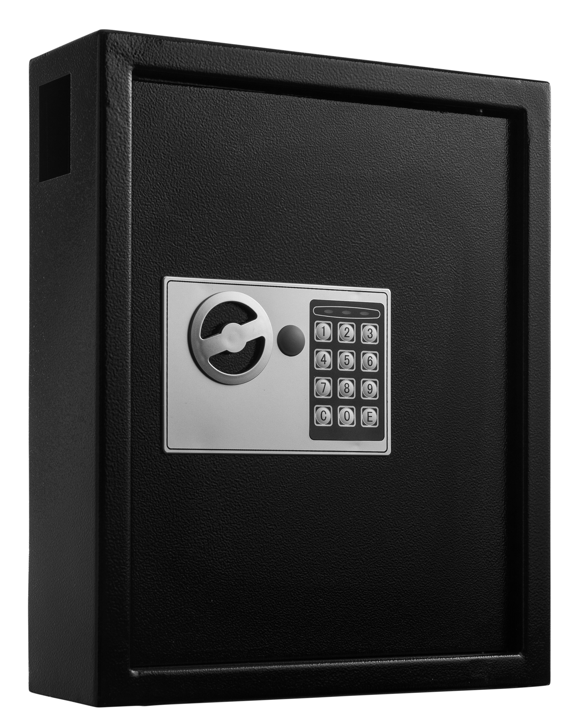 AdirOffice White Key Storage 40 Hook Steel Key Cabinet W/ Combination Lock 