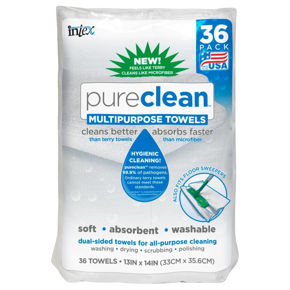 Polyte Microfiber Cleaning Cloth 36 Pack 12 x 16 in 