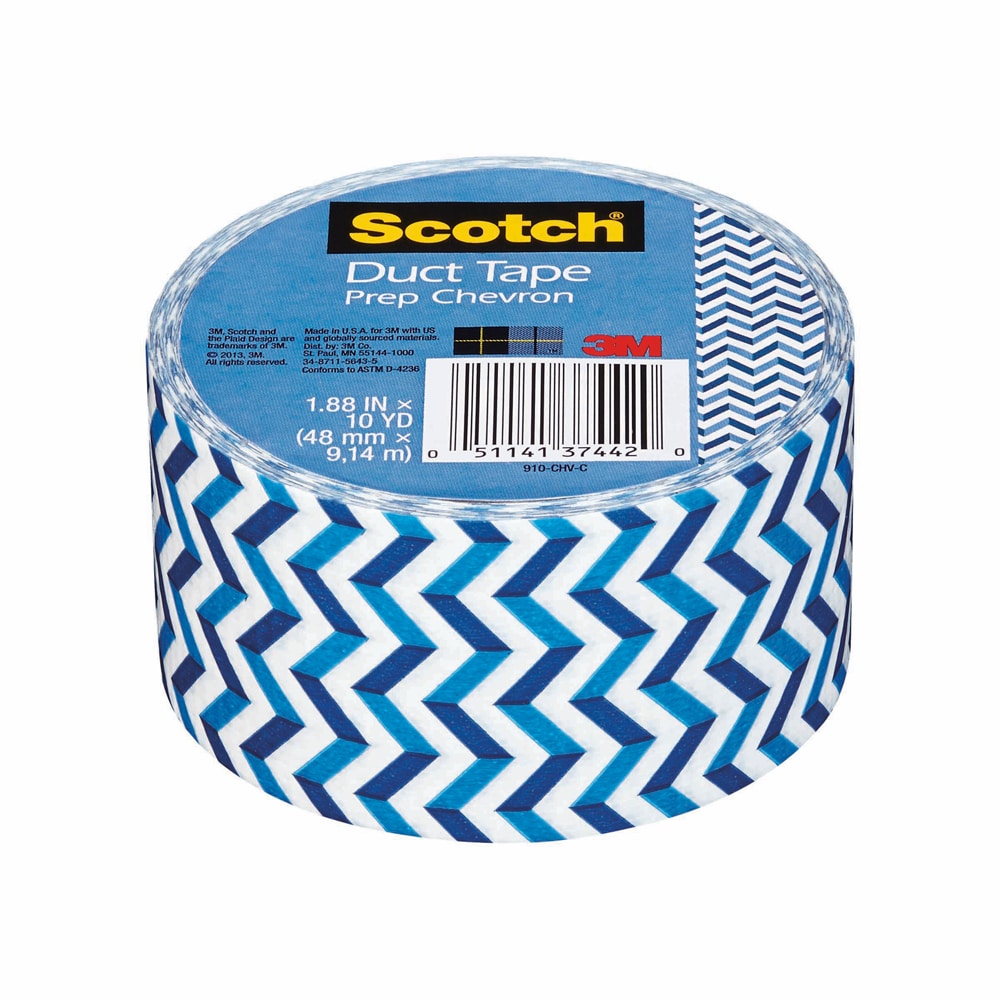 1.88-Inch by 10-Yard Scotch 910-PAC-C  Pattern Crazy Duct Tape 