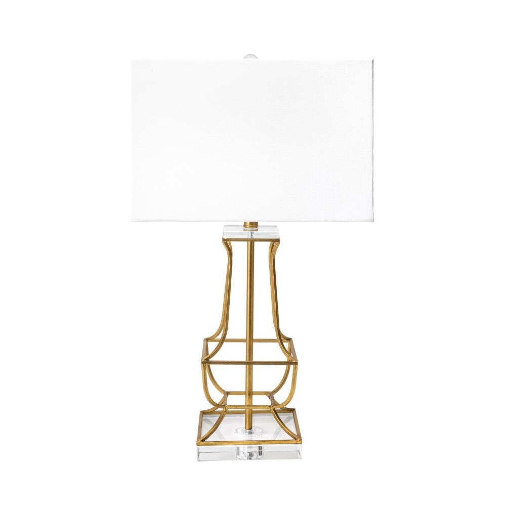 Details about   NuLOOM 30-inch Freeform Gold Linen Shade Table Lamp 30  H X 14  W X 14  D 