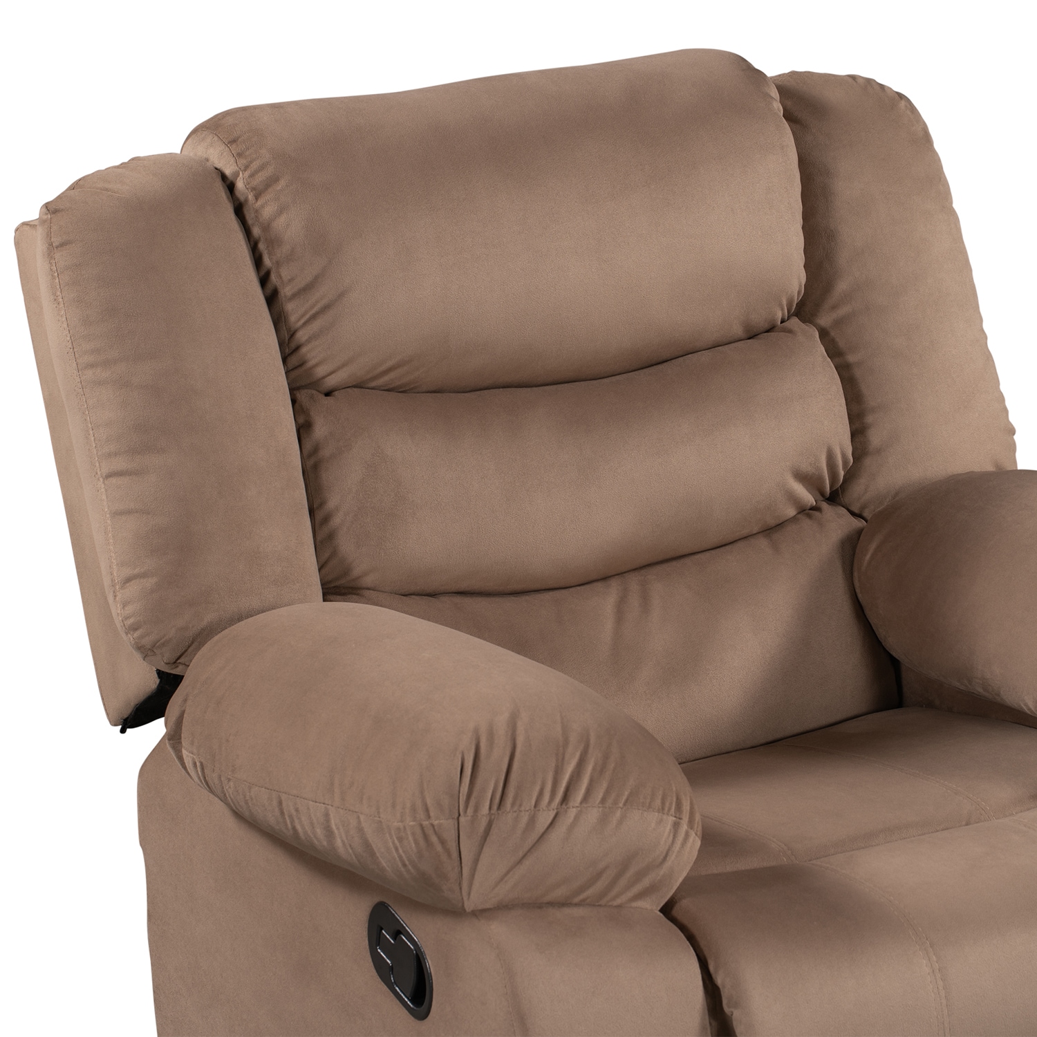 Microfiber Arm Chair Recliners Armchair Lazy Chairs Brown Beige Tan Recliner NEW 