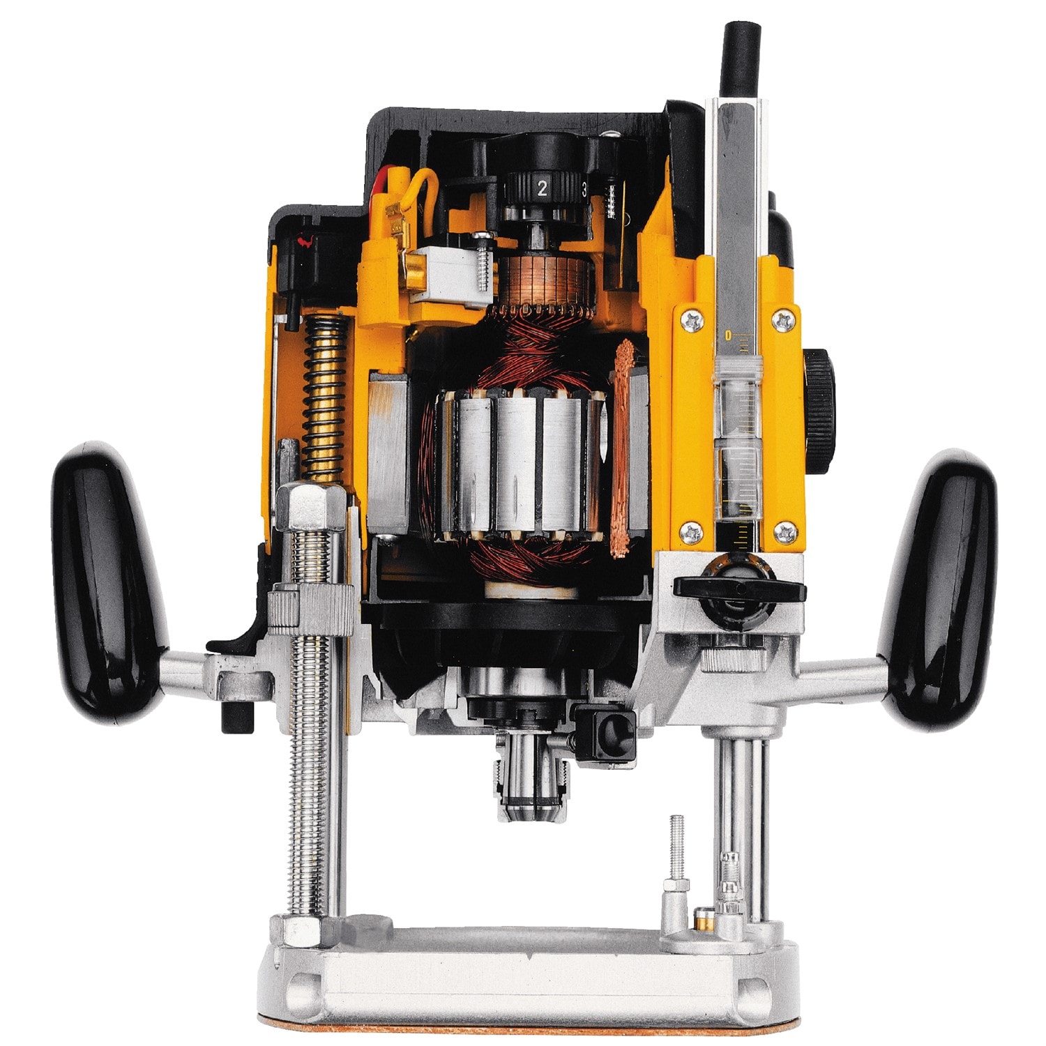stoeprand scheren gevolg DEWALT 1/2-in 3-HP Variable Speed Plunge Corded Router in the Routers  department at Lowes.com