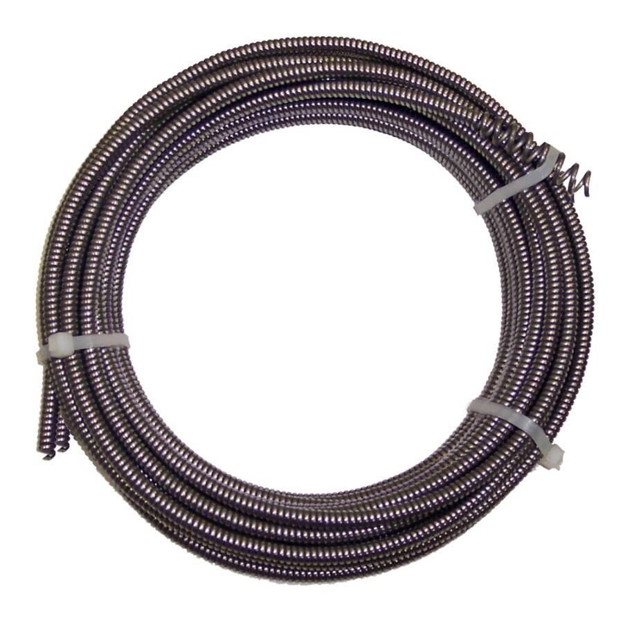 5/16"x50' Slotted-End Replacement Cable Music Wire BC260 Drain-Cleaning Machine 